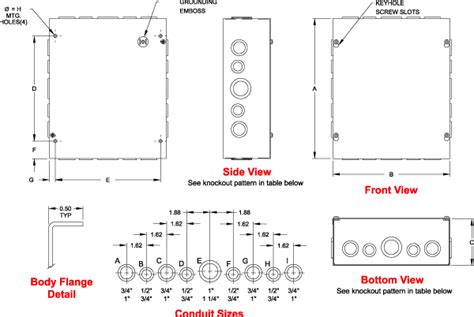 electrical box fill in knockout|electrical knockout hole size chart.